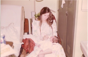 Me as a newborn. I look at this photograph sometimes wondering...