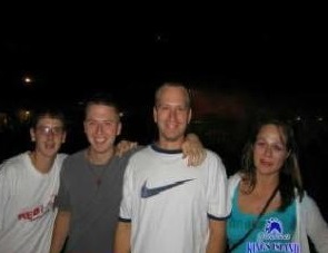 My cousin derek, me, my brother and Jenifer 